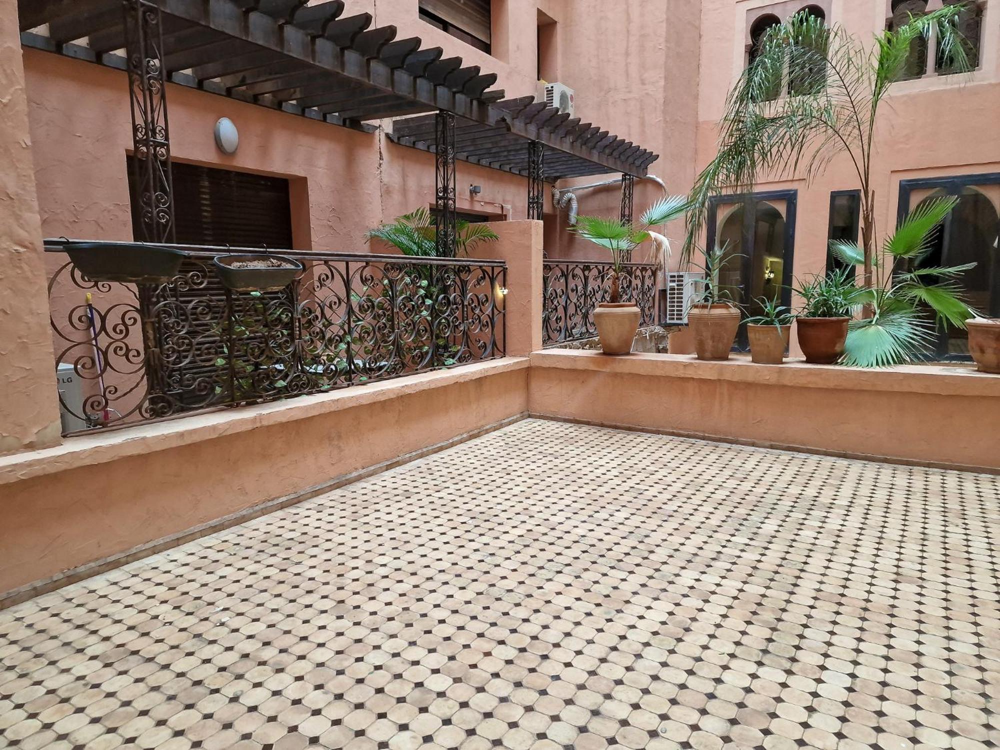 Superbe Appartement Piscine Gueliz Marraquexe Exterior foto