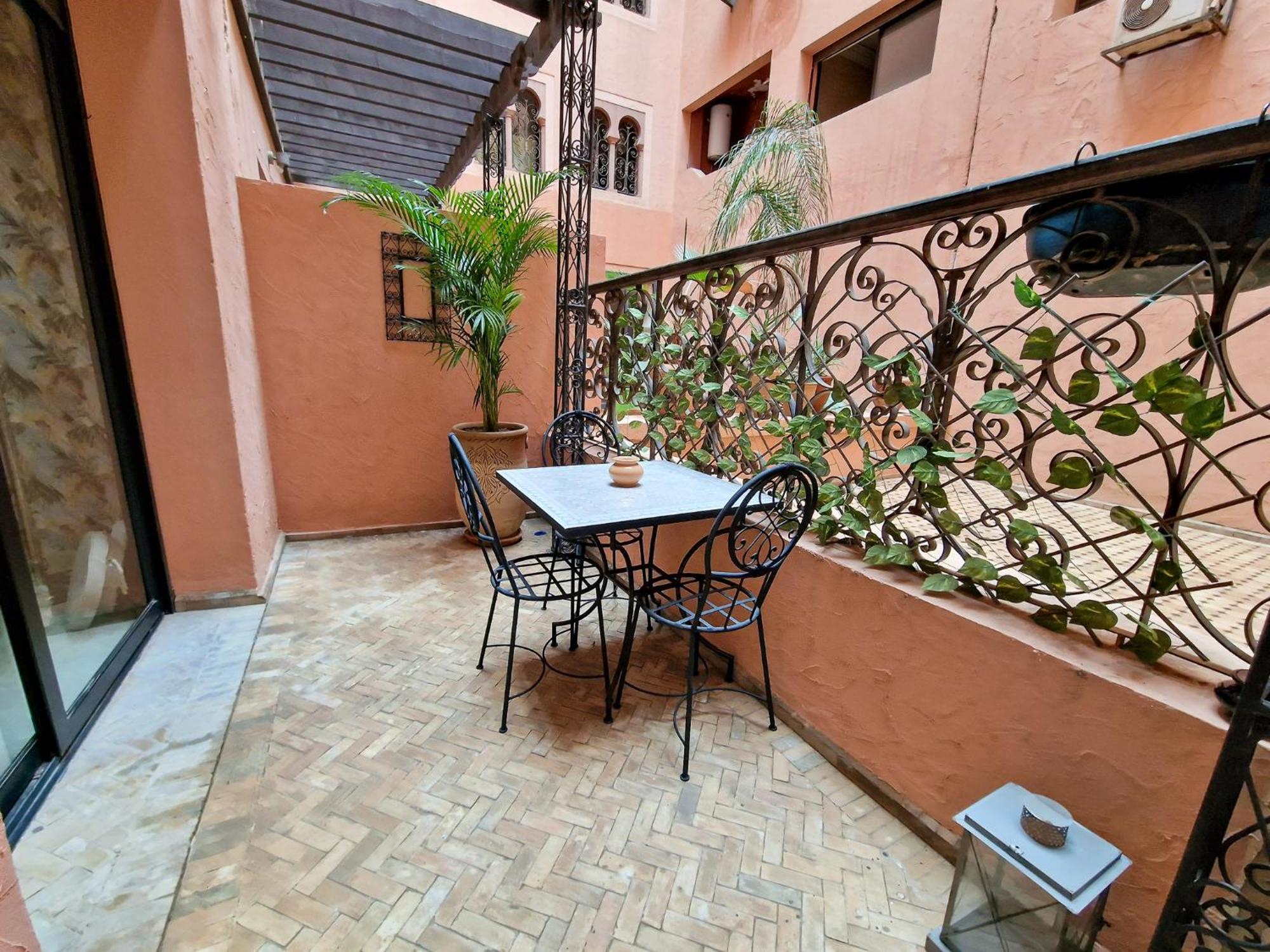 Superbe Appartement Piscine Gueliz Marraquexe Exterior foto