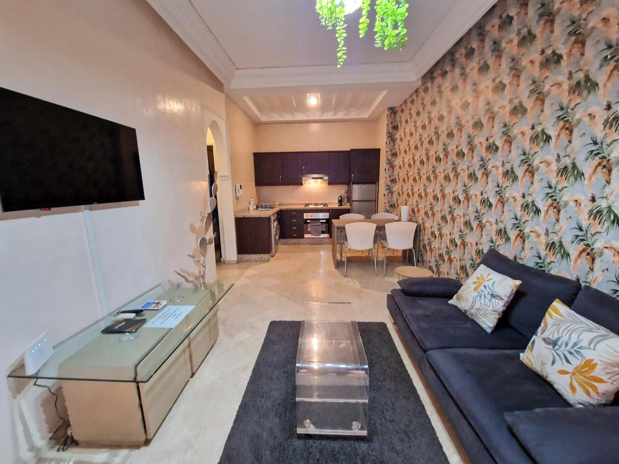 Superbe Appartement Piscine Gueliz Marraquexe Exterior foto